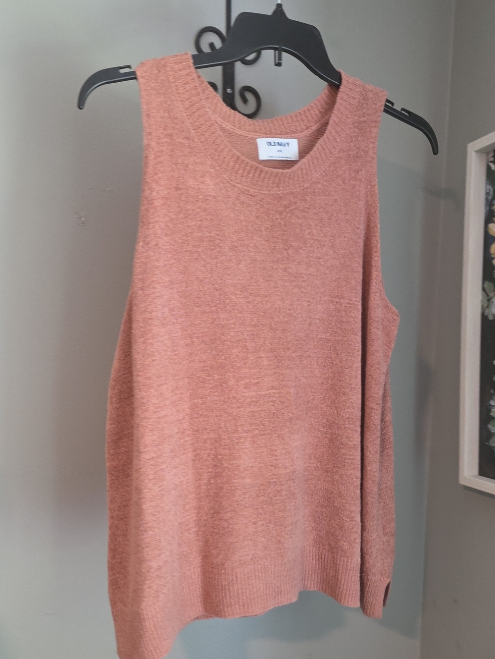 Old Navy Dusty Rose Knit Sleeveless Tank Size XXL